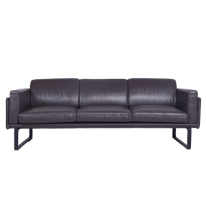 202 OTTO Dark Brown Leather Sofa