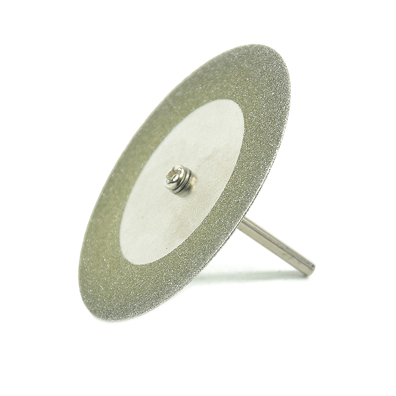 1pc 16-60mm Mini Diamond Cutting Disc With Mandrel Abrasive Diamond Discs For Dremel Diamond Saw Blades