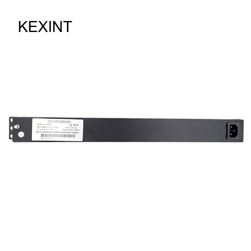 KEXINT 19-inch 1U 8-unit PDU network cabinet rack European standard socket switch EU power distribution board