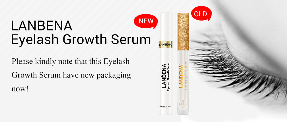 LANBENA Eye care essence 7 Day Eyelash Enhancer Longer Fuller Thicker Lashes Eyelashes and Eyebrows Enhancer Eye Serum Makeup