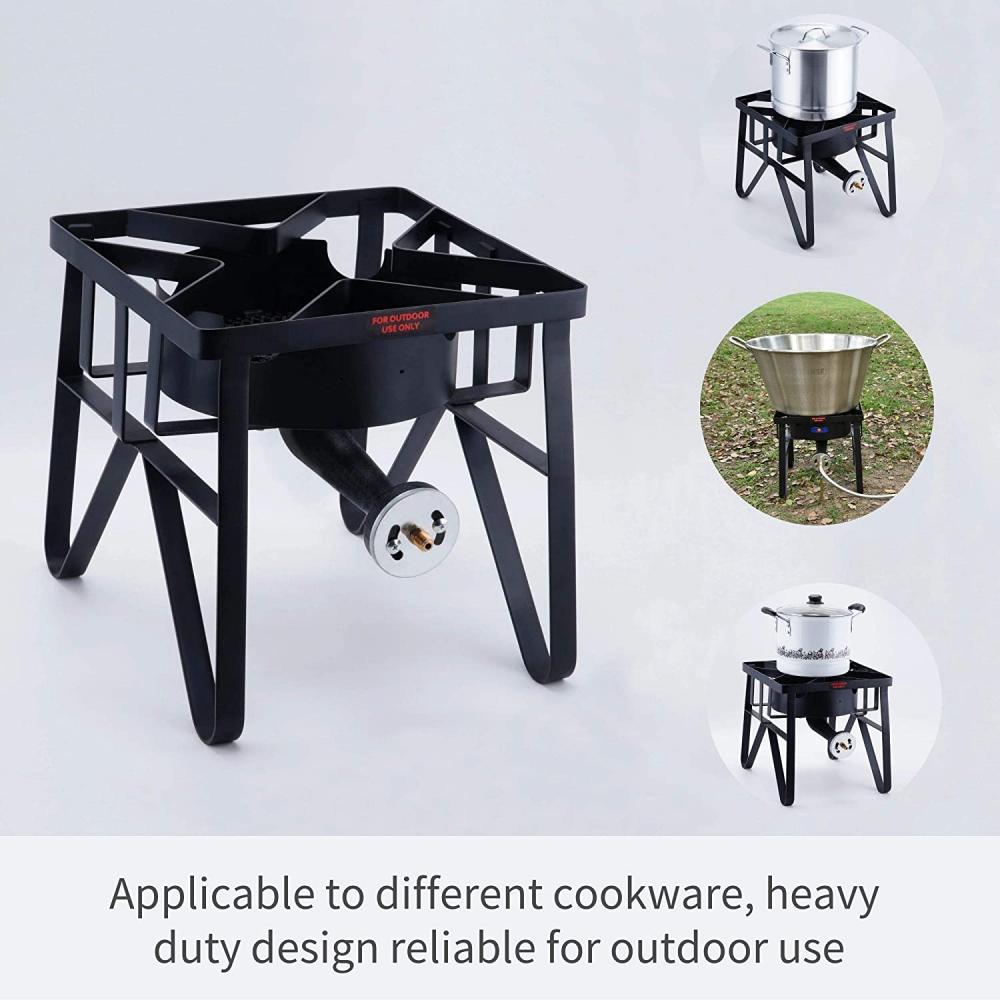 Outdoor Propane Camping Square Burner Stove