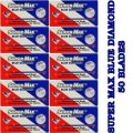 Super Max Blue Diamond Double Edge Razor Blades 50 100 200 pcs