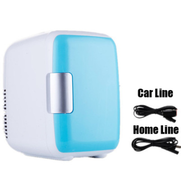 Dual-Use 4L Home Car Use Refrigerators Ultra Quiet Low Noise Car Mini Refrigerators Freezer Cooling Heating Box Fridge