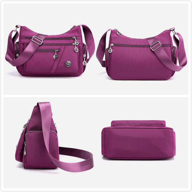 2020 Fashion Women Shoulder Messenger Bag Waterproof Nylon Oxford Crossbody Bag Handbags Large Capacity Travel Bags Purse Wallet