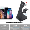Tongdaytech 3in1 Qi Fast Wireless Charger For Apple Watch 5 4 3 2 1 Charging Holder Dock Station For Iphone 8 Pus XS 11 Pro MAX
