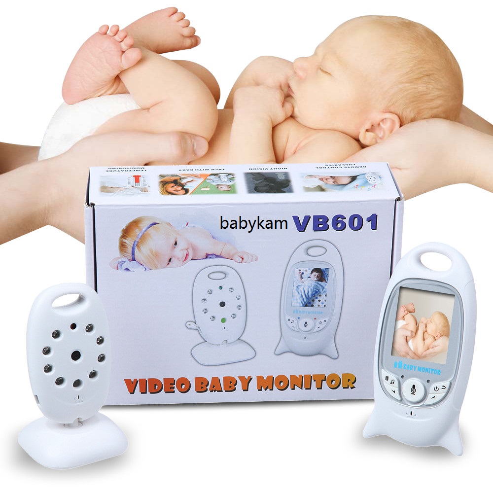 601 vigila bebes baby camera 2.0 inch LCD cry babies vigilabebe vb601 IR Night vision 8 Lullabies Temperature Sensor 2 way talk