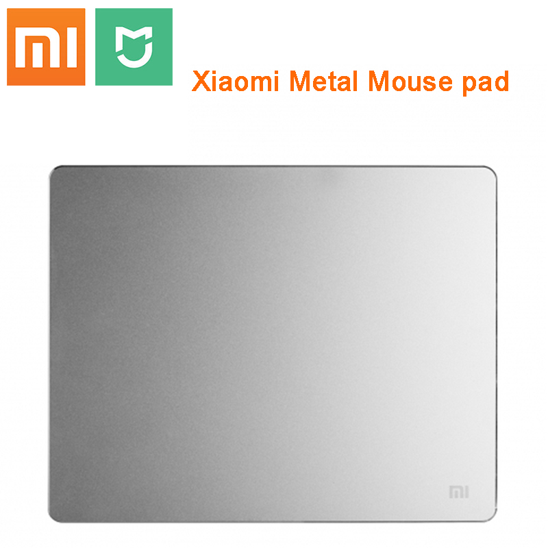 Original Xiaomi Metal Mouse Pad large Gaming Mouse Mat pure Metal Mousepad Luxury Slim Aluminum PC Computer mouse Pads Anti-skid