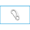 Boat Marine Stainless Steel Egg Shape Spring Snap Hook clips Quick Link Carabiner Buckle eye shackle Lobster Claw outdoor