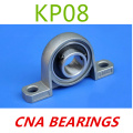 8mm KP08 kirksite bearing insert bearing shaft support Spherical roller zinc alloy mounted bearings pillow block housing
