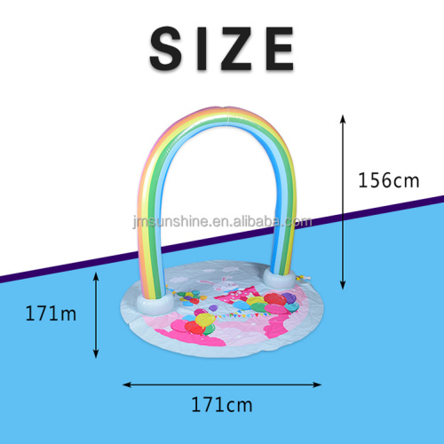 Wholesale Giant Inflatable Rainbow Arch Sprinkler Water Mat for Sale, Offer Wholesale Giant Inflatable Rainbow Arch Sprinkler Water Mat