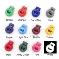 20pcs/lot Colorful Ball Cord Lock End Stops Round Toggle Stopper for Sport Cloth Bag Accessories