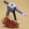 100pcs 15G Bent Tapered Dispensing Needle Tips w/ 30cc Glue Dispenser Syringes Barrel 30ml UV Glues Caulking Gun Manual Glue Gun