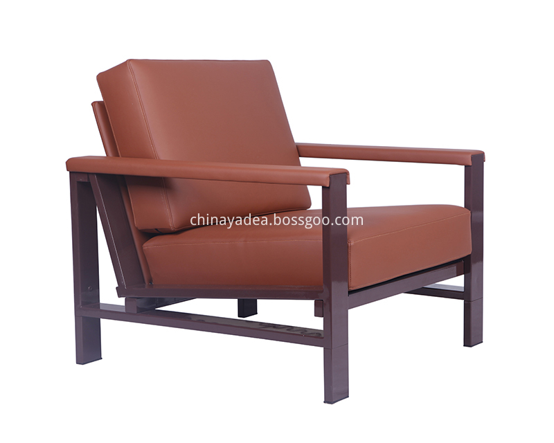 Strong-Metal-Frame-Leather-Armchair-for-Living-Room