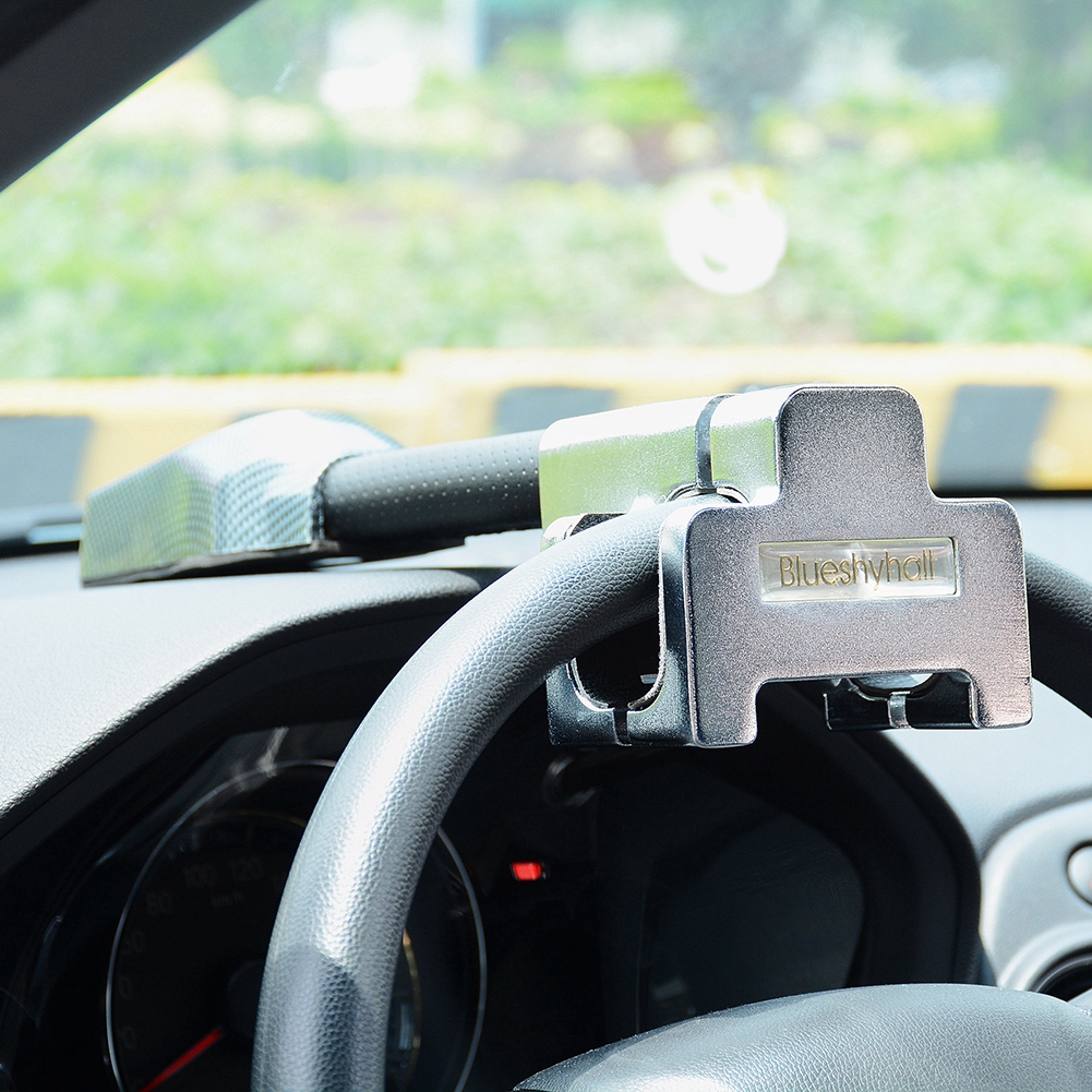 Car Steering Wheel Lock Universal Security Car Anti Theft Safety Alarm Lock Retractable Anti Theft Protection T-Locks