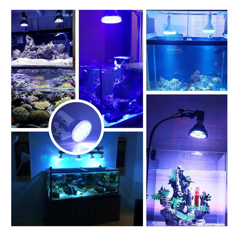 E27 LED Plant Grow Light bulb Par38 aquarium plant seedling lamp Full Spectrum Phyto Grow Box for indoor Flower Seed Coral Reef