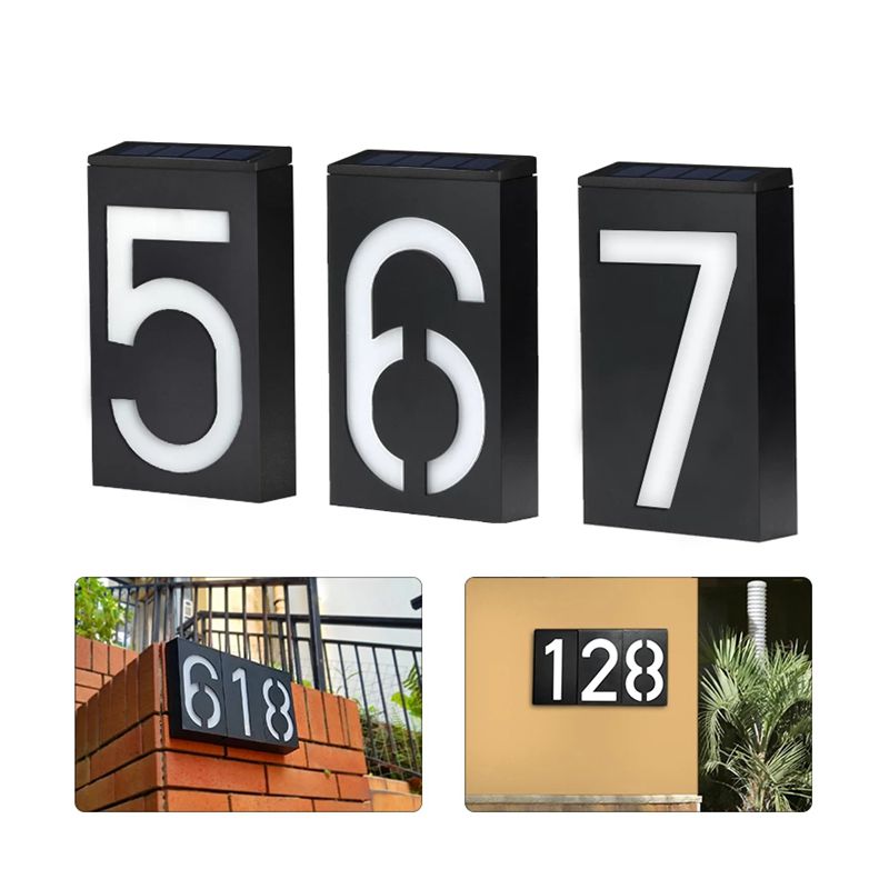 House Number Solar Light 1
