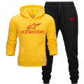 Alpinestar Tracksuit Men Sets Winter Hoodies Pants 2 Piece Set 2020 Fashion Hoody Mens Sweatshirt Sport Joggers Sweatpants Suit