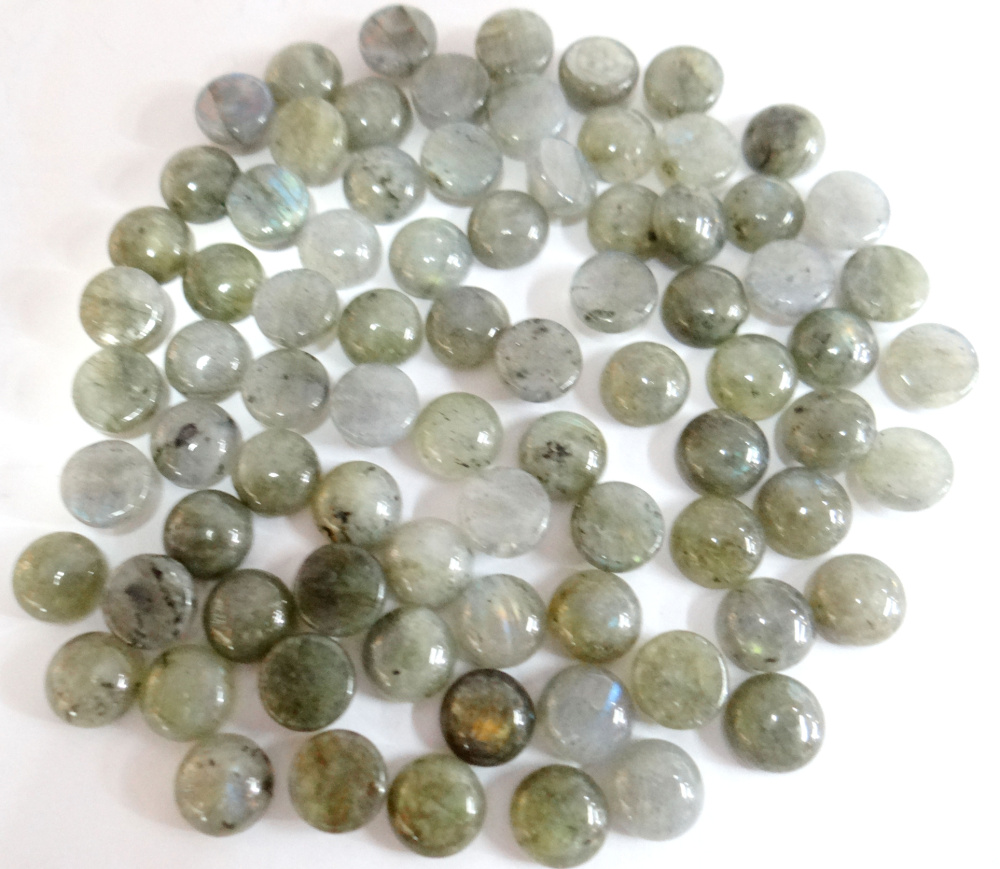 8mm Natural stone Turquoises labradorite Quartz crystal Cabochon Pendant for diy Jewelry making necklace Accessories30PCS