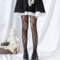 Women Fishnet Tights Bow Lace Sexy Female Pantyhose Stockings Hollow Out Stockings for Girl Woman Hosiery