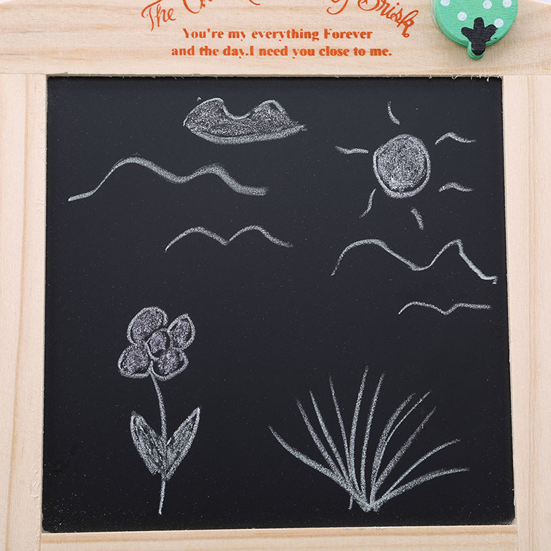 Small Blackboard Wooden Chalkboard Kindergarten Drawing Board Learning & Educational Drawing Toy Learning toys for Children