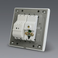 COSWALL Fashion Wall Socket, Ivory White, Brief Art Fashion, Telephone and TV Outlet AC 110~250V