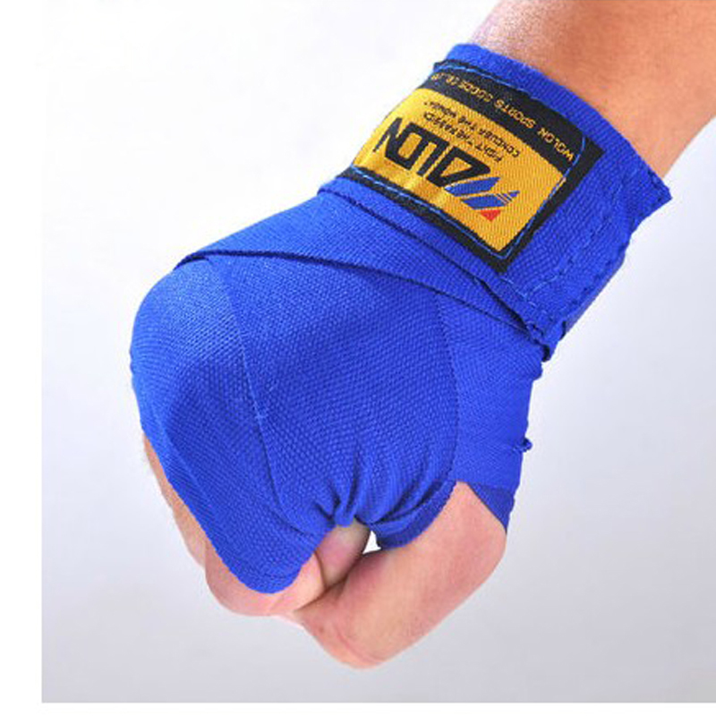2Pcs/pack 2.5M Cotton kick boxing bandage wrist straps sports Sanda Taekwondo Hand Gloves wraps bandagem muay thai