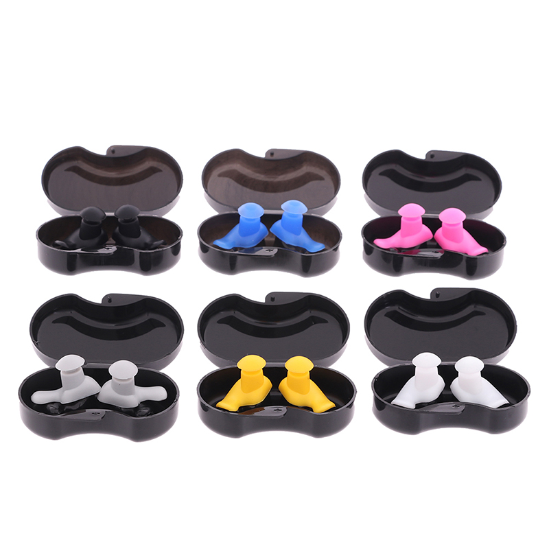 1 Pair Soft Silicone Ear Plugs Ear Protection Reusable Professional Music Earplugs Noise Reduction