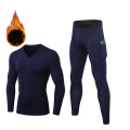 Thermal Underwear For Men Winter Quick Drying Men's Thermo Clothes Long Johns Sets Compression Fleece sweat Underwear