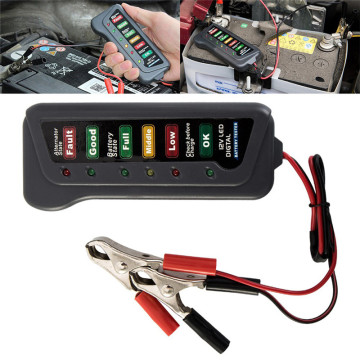 12V Car Digital Universal Safe Durable Portable Long Life Battery 6 LED Lights Display Alternator Tester Diagnostic Tool#291728