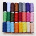 24 rolls/pack 200 Yards Polyester Sewing Threads Embroidery Sewing Threads Cone for Sewing Machine Craft Supplies Accessories