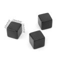 10pcs 16mm Blank Dice Black Acrylic Cube Board Game Kid Toy DIY Fun And Teaching Multi Sides Dice for Board Game