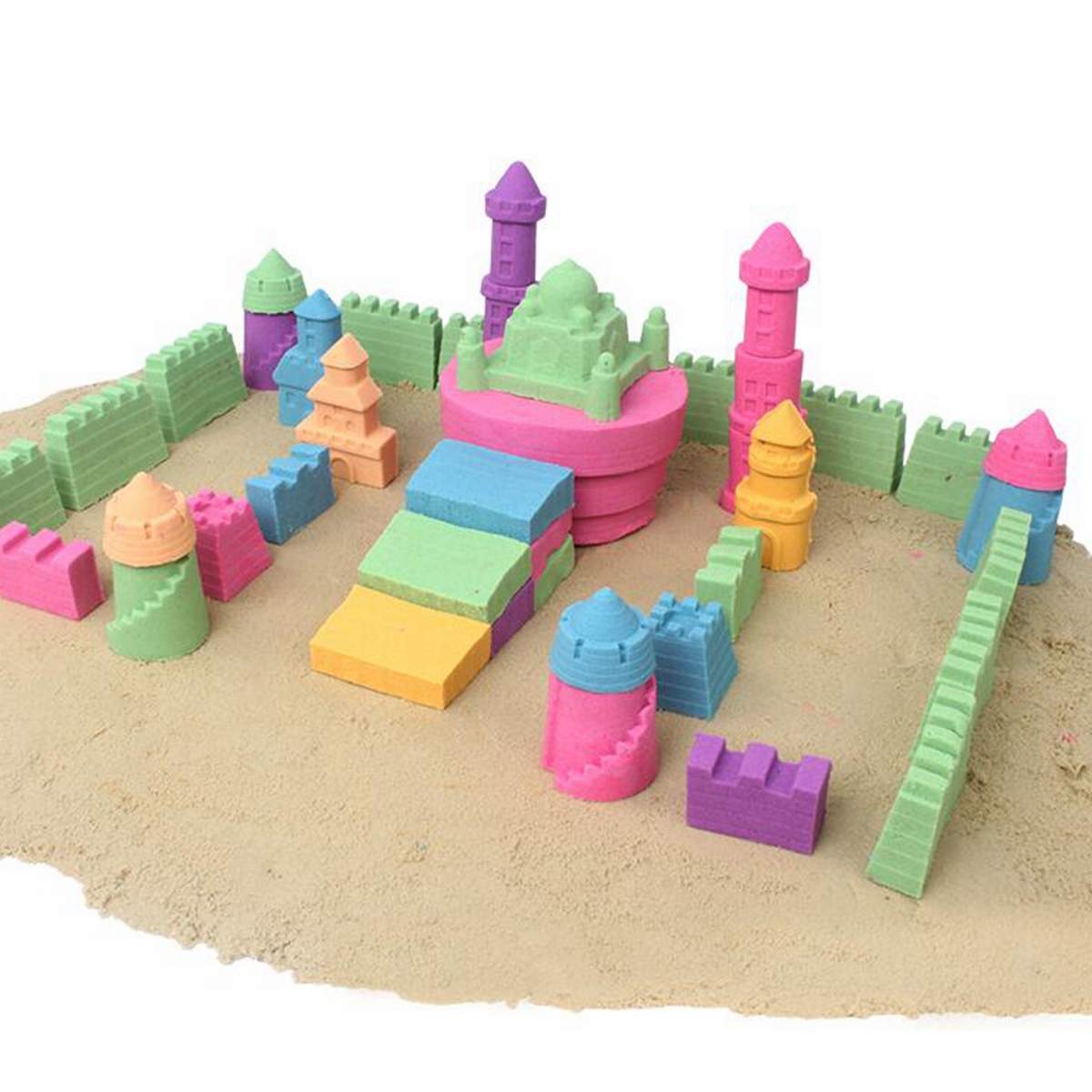 500g Dynamic Sand Play Toys Magic Clay Molding Colored Soft Slime Space Sand Supplies Play Sand Model Tools Antistress Toys
