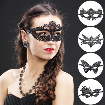 Halloween Lace Sexy Women Eye Face Mask Masquerade Party Ball Prom Costume Sexy Party Masks Eye Face Mask Black Gifts