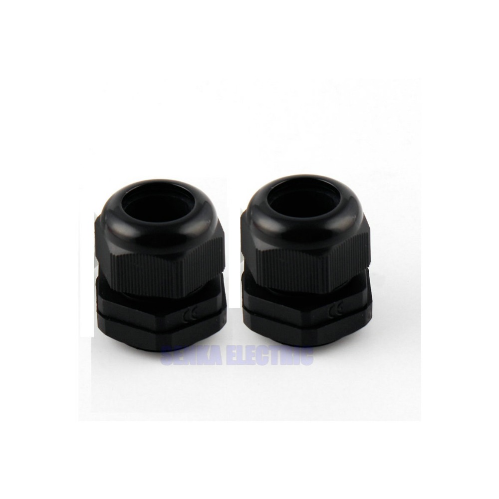2 pcs/lot PG16 Nylon Cable Gland M22 IP68 Waterproof 10-14mm Cable Connector
