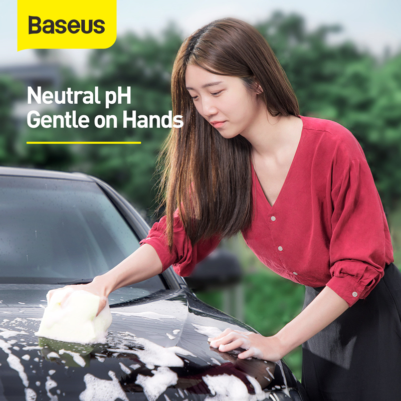 Baseus Car Shampoo Wash Soap Car Washing liquid Auto Care Products Detergent Concentrate Foam Cleaning Ball Car Wash Accessories