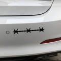YJZT 18X2.9CM Barbed Wire Creative Vinyl Car Sticker Bumper Decoration Decals C25-0495