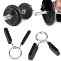 2Pcs Spring Collars Clips 50mm Dumbbell Lock Clamp Bar Weight Training for Olympic Bars Dumbells Gym Equipment