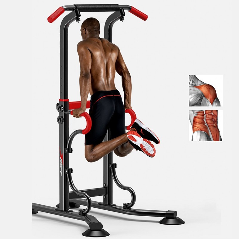 New Multi-function Push-Ups Stands Thicken Steel Frame Pull Up Bar and Dip Stand Indoor Outdoor Fitness Equipment Workout