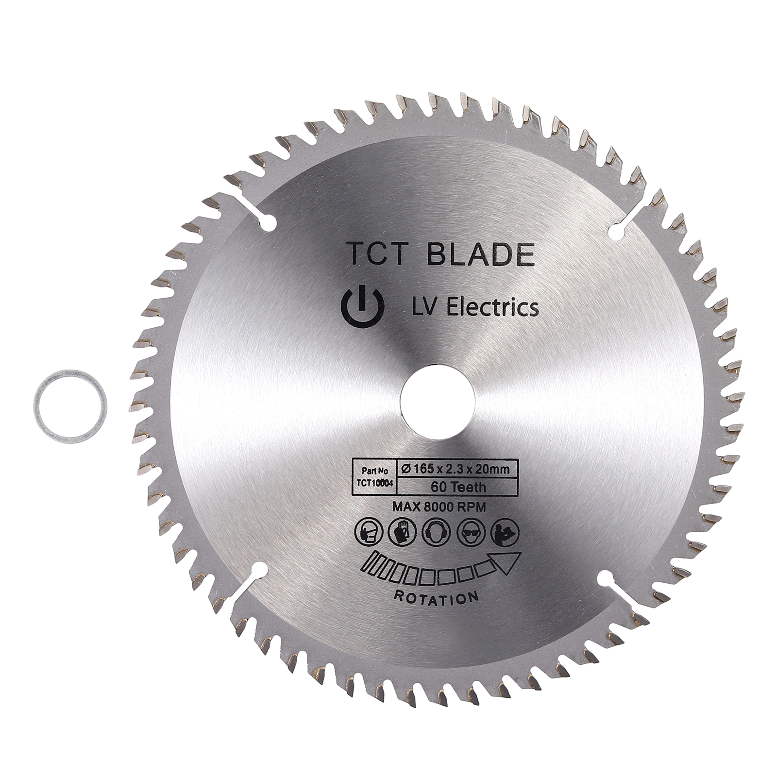 Proster For soft wood cutting 165mm 60T 16mm Bore TCT Circular Saw Blade Disc for Dewalt