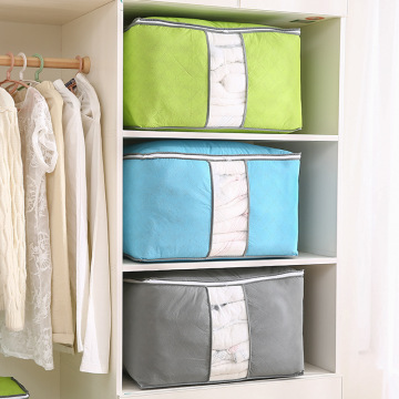 Large Waterproof Non-Woven Under Bed Storage Bag Closet Storage Box Clothes Divider Organiser Quilt Bag Holder Clothes Organizer