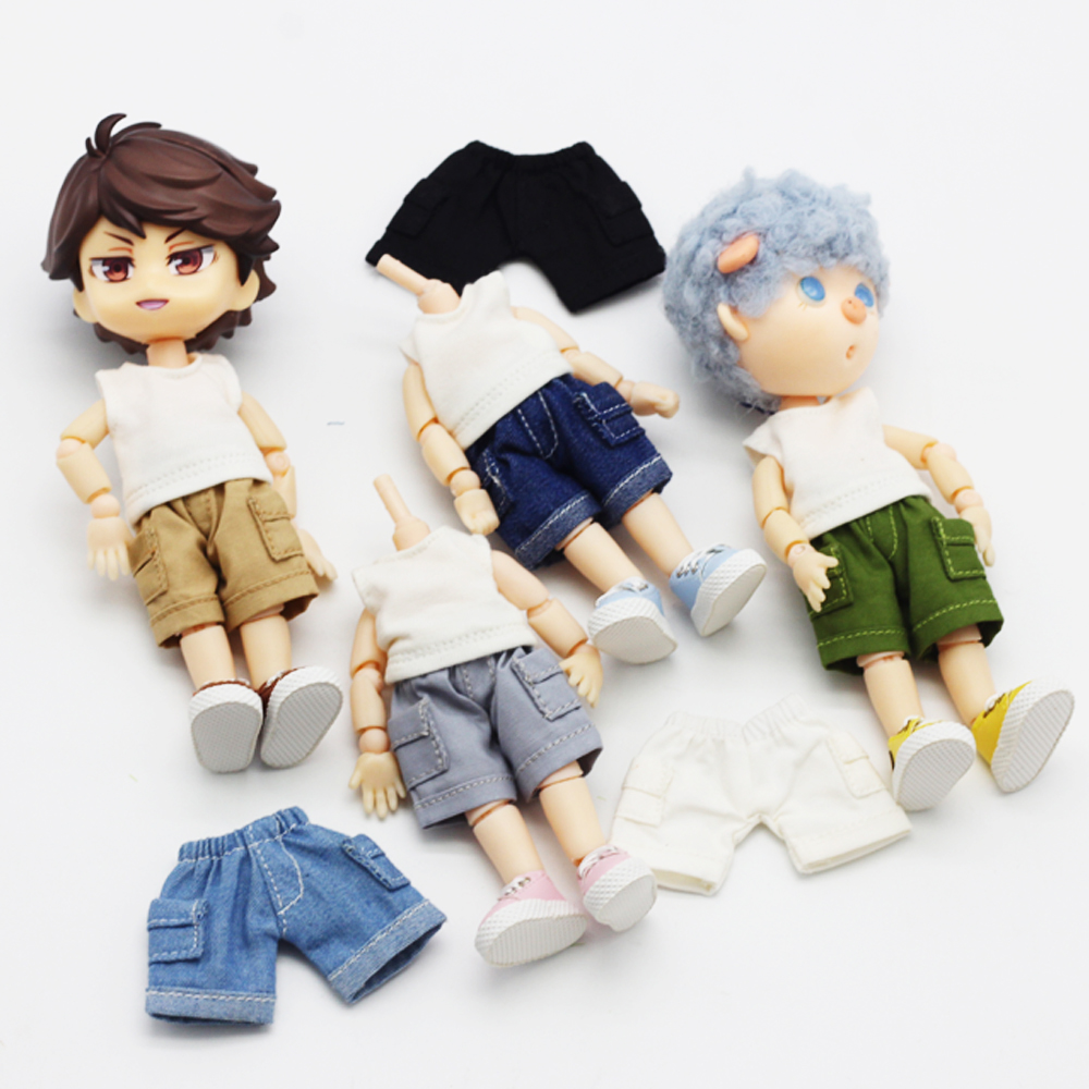 OB11 baby clothes ob11 pants and shorts Jeans 1/12 bjd Mollys GSC body doll clothes trousers Doll accessories