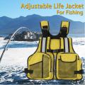 Adult Kids Nylon Life Jacket Vest Outdoor Rafting Swimming Fishing Boating Drifting Survival Suit Swimwear Water Sport Safety