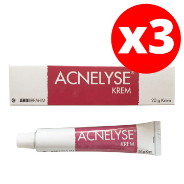 ACNELYSE Skin Cream EXP: 2024-(3pcs)Acne, Acne Treatment, Fine Wrinkles and Face Damages, Papules and Pustules, Maximum Strength