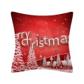 Christmas Pillow Case Glitter Polyester Sofa Throw Pillow Cover Home Decor Cojines Pillowcases Cushion Cover Funda Cojin #jink