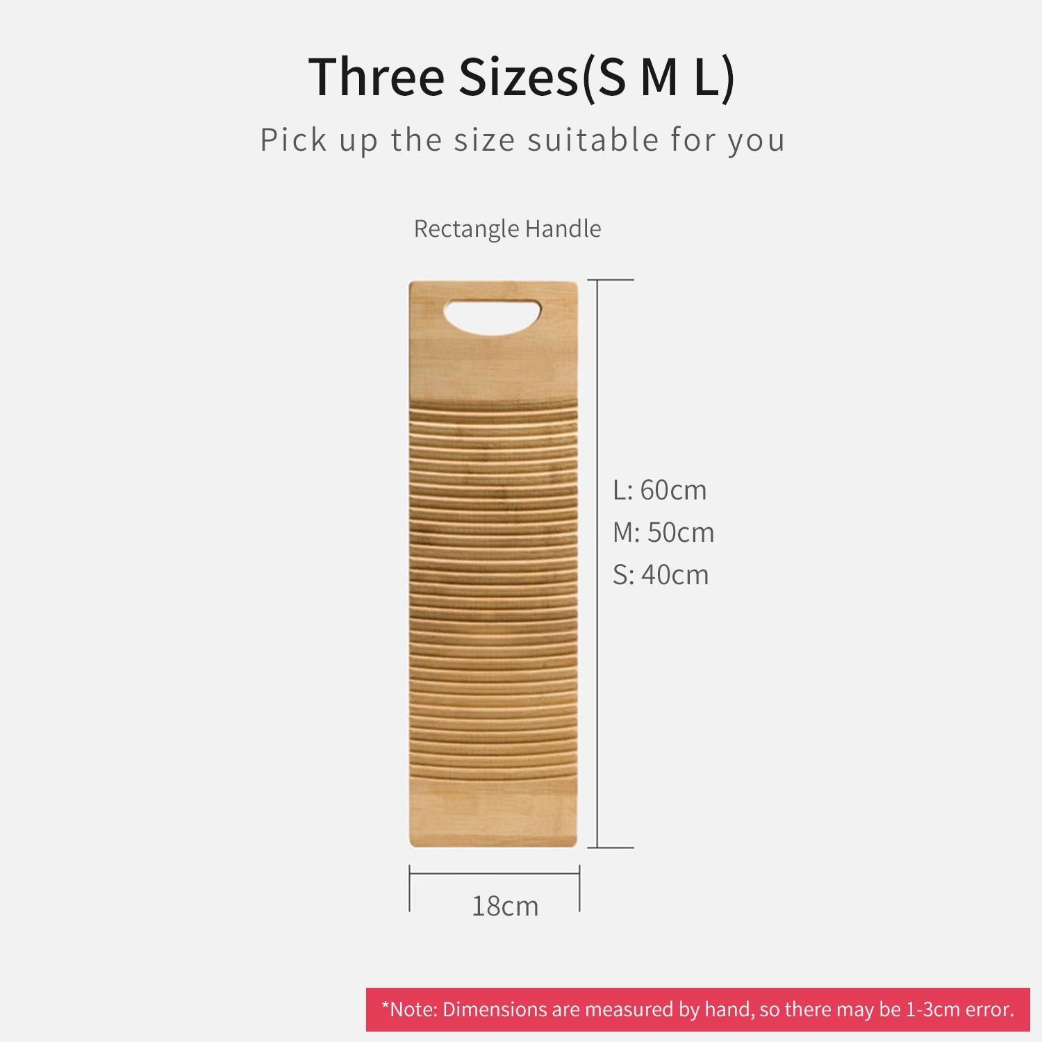 Wood Washboard Washing board with Rectangle Handle Hand Percussion Hand Wash Board Home Cloth Washboard for Laundry Accessories