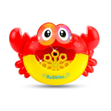 Crab Blowing Bubble Machine Toys Baby Toys Bath Device Bubble Machine Bathing Bath For Soap For Children With Music Water Toy