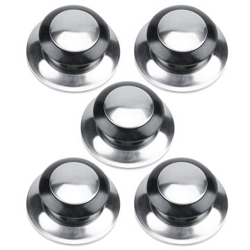 5Pcs/Set Lid For Cookware Pot Saucepan Kettle Lid Cookware Saucepan Kettle Lid Replacement Knobs Cover Holding Handles Pan Part