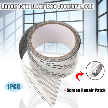 Anti-mosquito Mesh Sticky Wires Patch Repair Kit Doors Window Screen Repair Tape Fiberglass Covering Mesh 5x200cm