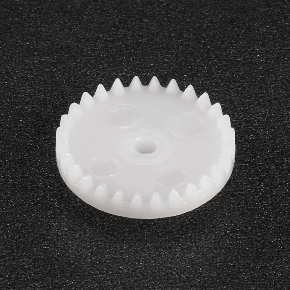 Uxcell 50Pcs/lot C202/C282A Plastic White Gear 20/28 Teeth Toy Accessories 2mm Hole Diameter for DIY Car Robot Motor