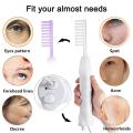 Konmison High Frequency Electrode Glass Tube Violet Purple Light Acne Wand Skin Care Spot Acne Remover Facial Spa Beauty Machine